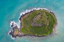 Vista aérea da bela ilha — Fotografia de Stock