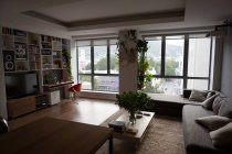 Interno del moderno soggiorno a casa — Foto stock