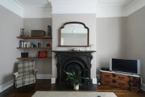 Interno moderno del soggiorno a casa — Foto stock