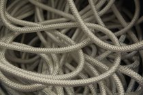 Nahaufnahme von Seilen in der Seilerei — Stockfoto