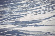 Вид на сніговий покритий пейзаж взимку — стокове фото