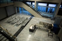 Empty waiting room at international airport — Stock Photo