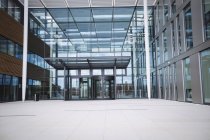 Entrance of a modern office building — Stock Photo