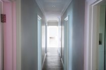 Exterior of a house with empty passage — Stock Photo