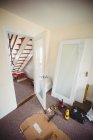 Estrutura da porta e equipamento de carpintaria em casa — Fotografia de Stock