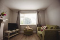 Interior of empty living room at home — Stock Photo