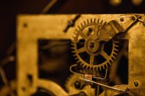 Mécanisme de montre vintage avec engrenages — Photo de stock