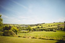 Vista panorâmica da bela paisagem rural durante o dia — Fotografia de Stock