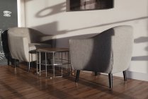 Interior of empty modern cafe — Stock Photo