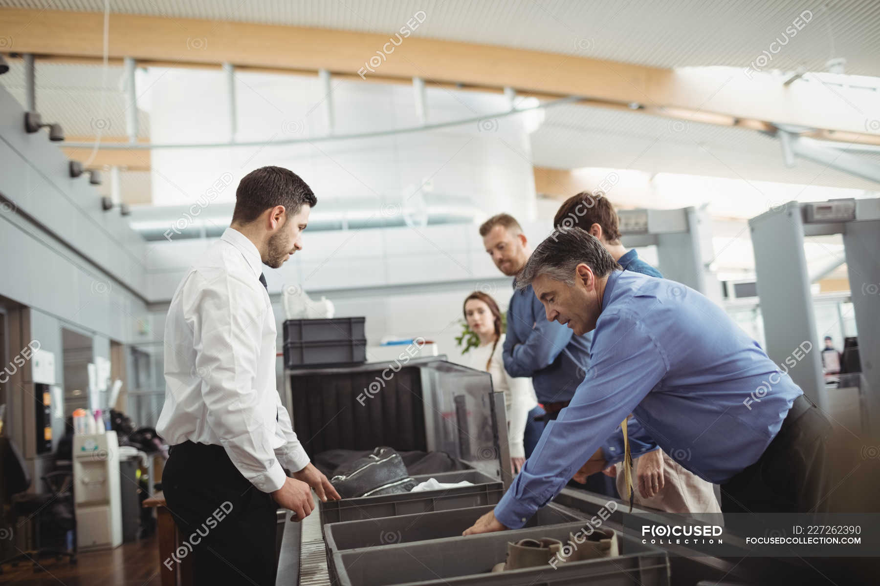 Security check. Security Inspection of Passengers. Passenger Inspection at Airports. Security check photo in Airport. Point checking in Airport.