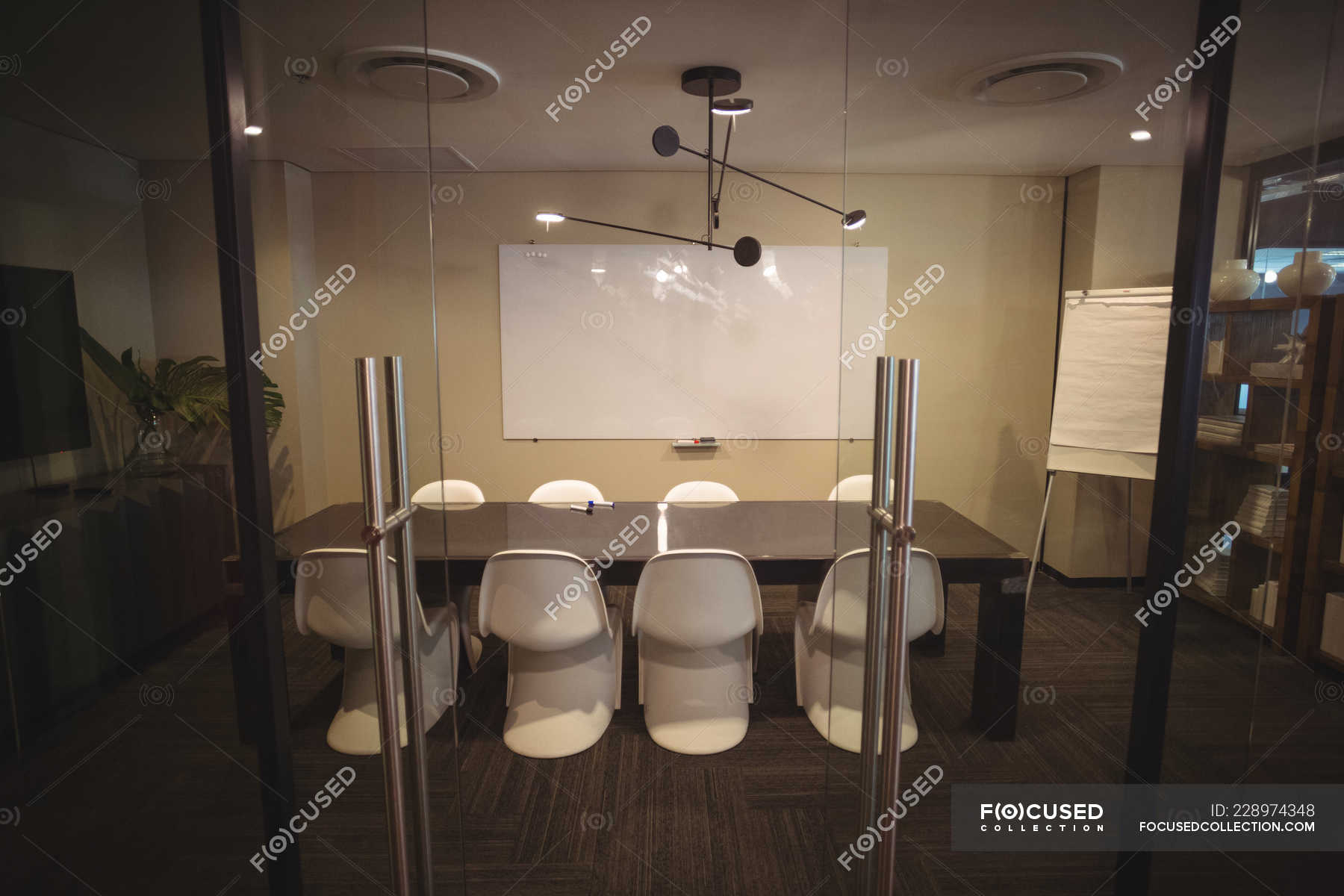 View Of Modern Meeting Room In Office Conference Room Wooden