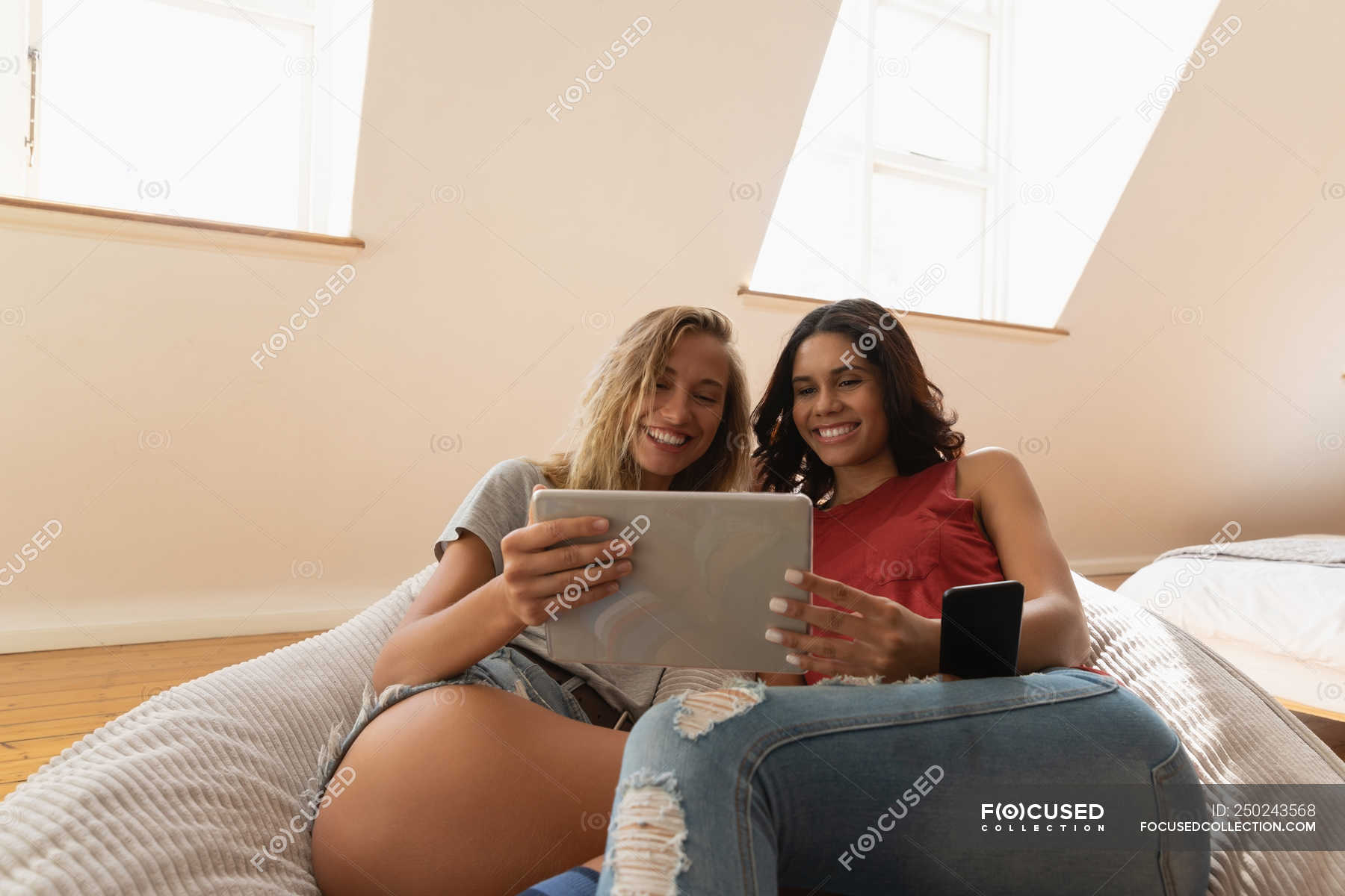 College Girls In Bed