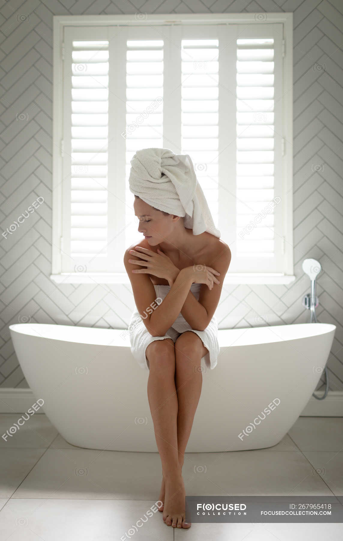 women in bathtubs