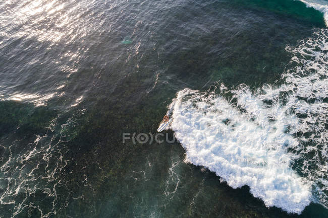 Vue aérienne du beau paysage marin — Photo de stock