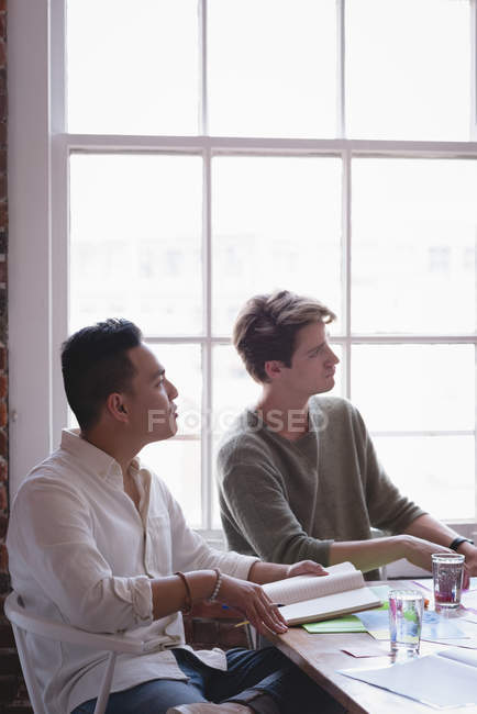 Executive having meeting in conference room at creative office — Stock Photo