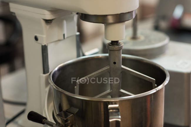 Close-up of whisking machine in commercial kitchen — Stock Photo