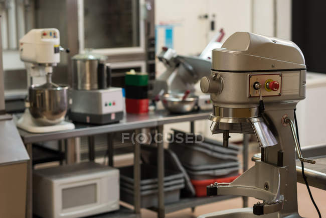 Close-up of whisking machine in the kitchen — Stock Photo