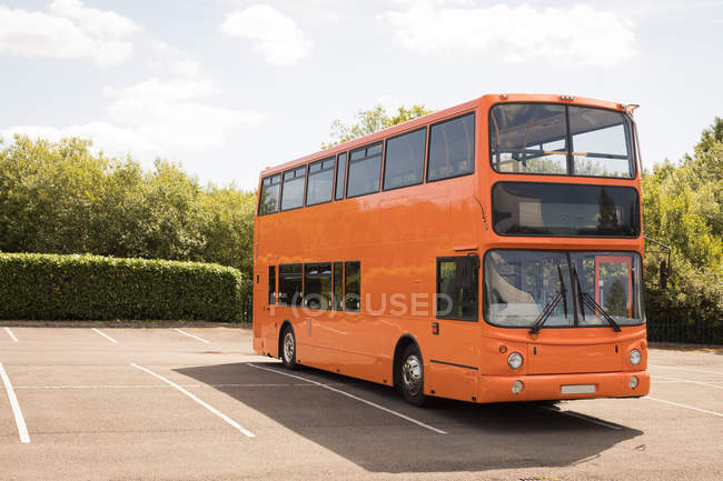 Exterior view of modern bus — Stock Photo