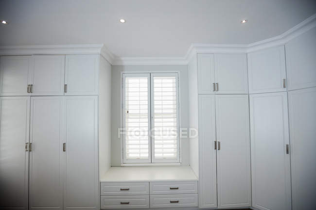 Empty wardrobe in living room at home — Stock Photo