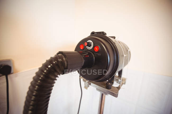 Close-up of dog hair dryer in dog care center — Stock Photo