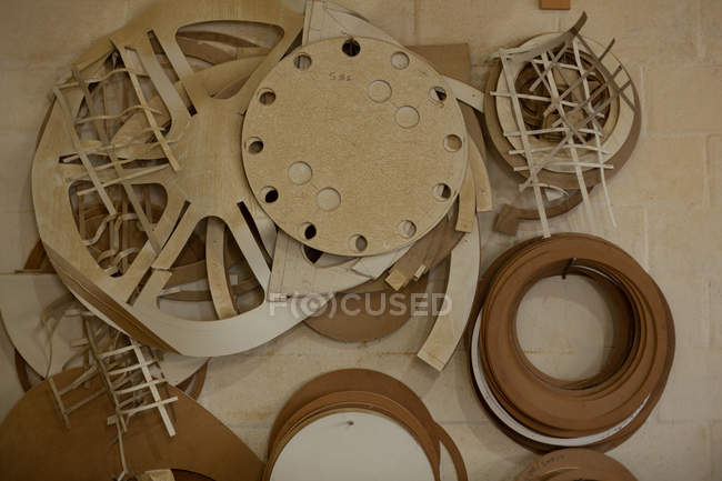 Overhead of metal casting in foundry workshop — Stock Photo
