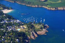 Francia, Bretaña, Morbihan. Vista aérea. Port-Manec'h - foto de stock