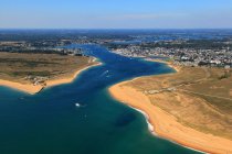 Frankreich, Bretagne, Morbihan. Etel. Luftaufnahme. — Stockfoto