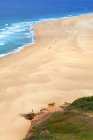 Portugal, Nazare. Praia do Norte. La playa del norte. - foto de stock