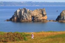 France, Brittany, Crozon Peninsula. Toulinguet cape. Pen Hat Cove. — Stock Photo
