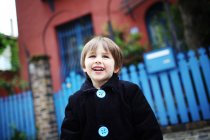 Porträt eines 4-jährigen Jungen — Stockfoto