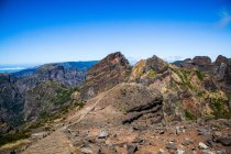 Madeira, Pico do Arieiro, Straße — Stockfoto