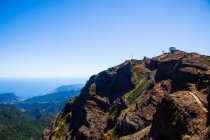 Isla de Madeira, Pico do Arieiro, bservatory - foto de stock