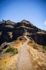 Isla de Madeira, Pico do Arieiro, camino con escaleras - foto de stock