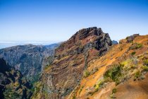 Isla de Madeira, Pico do Arieiro, roca volcánica - foto de stock