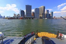 Staten Island Ferry at Usa, New York, Manhattan — стокове фото