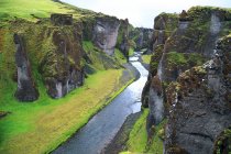 Islândia, Sudurland. Fjadrargljufur Canyon — Fotografia de Stock
