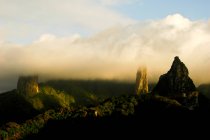 Oceania, Polinésia Francesa, Ilhas Marquesas, Ilha Ua Pou, os doze pescoços — Fotografia de Stock
