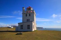 Island, Vik, Dyrholaey Leuchtturm — Stockfoto