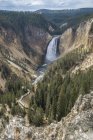 Colorato Grand Canyon di Yellowstone, Parco Nazionale di Yellowstone, Patrimonio dell'Umanità UNESCO, Wyoming, Stati Uniti d'America, Nord America — Foto stock