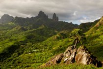 Ozeanien, Französisch-Polynesien, die Marquesas-Inseln, Ua Pou Island, die zwölf Hälse — Stockfoto