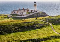 Europa, Großbritannien, Schottland, Hebriden, Isle of Skye, Glendale, Leuchtturm Neist Point (ganz westlich der Isle of Skye)) — Stockfoto