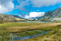 France, Pyrenees Ariegeises Regional Nature Park, Bassies lakes, GR 10 — стокове фото