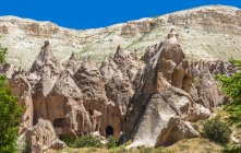 Turkey, Greme National Park and the rock sites of Cappadocia, Open-air museum in the valley of Zelve (cradle of Christianity, 9th-13th centuries) (UNESCO World Heritage) — Stock Photo
