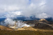 Escursione sul vulcano Meakandake, prefettura di Hokkaido, Giappone — Foto stock