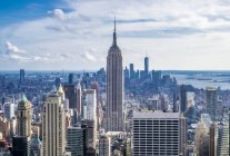 Usa, New York, Manhattan Midtown, Blick von der Spitze des Rockefeller Center — Stockfoto