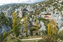 Spain, province of Huesca, autonomous community of Aragon, Sierra and Guara canyons natural park, Mascun Canyon — Stock Photo