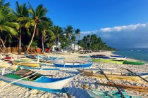 Филиппины, остров Боракай. Белый пляж. — стоковое фото