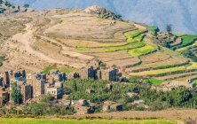 Близький Схід, Ємен, Центр Захід, регіон Джебель-Харраз (Перелік об'єктів всесвітньої спадщини ЮНЕСКО).) — стокове фото