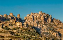 Близький Схід, Ємен, Центр Захід, регіон Джебель-Харраз (Перелік світової спадщини ЮНЕСКО)) — стокове фото