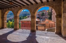 Spain, autonomous community of Aragon, Province of Teruel, Albarracin vilage (Most Beautiful Village in Spain), hall of the City hall — Stock Photo